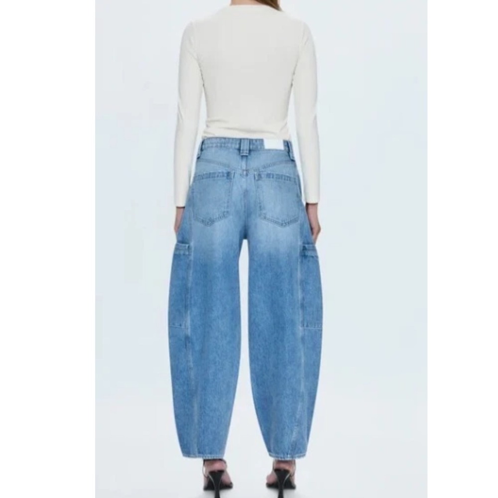 NWT PISTOLA Gio High‎ Rise
Balloon Jean Size 27 Barrel Horseshoe Latern - Picture 2 of 8